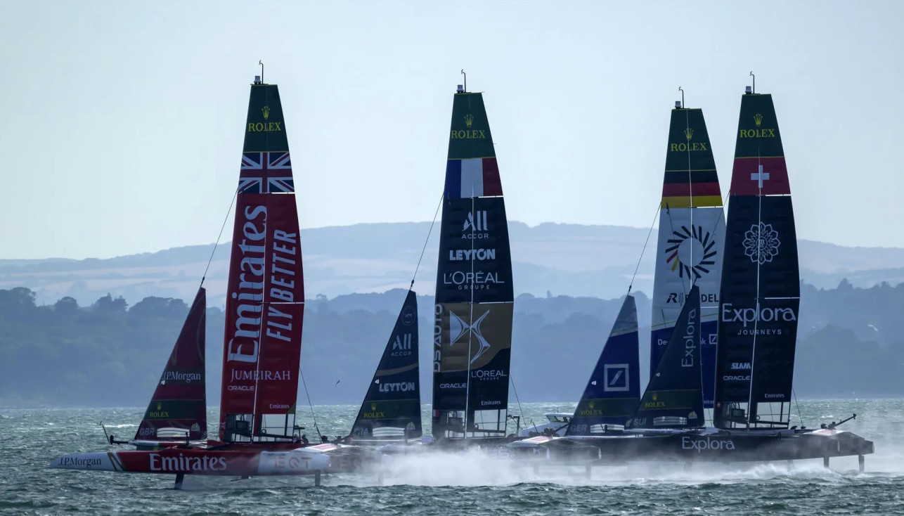 SailGP. Первый день в Портсмуте