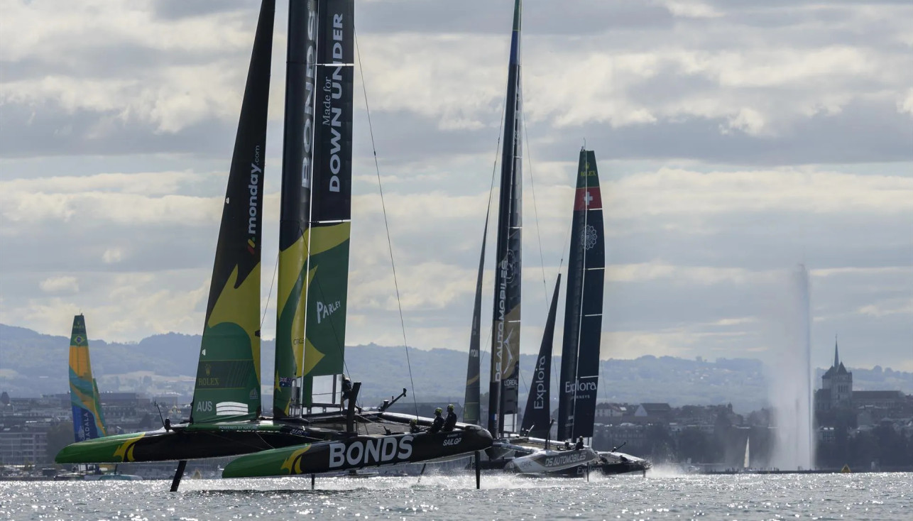SailGP. На Женевском озере