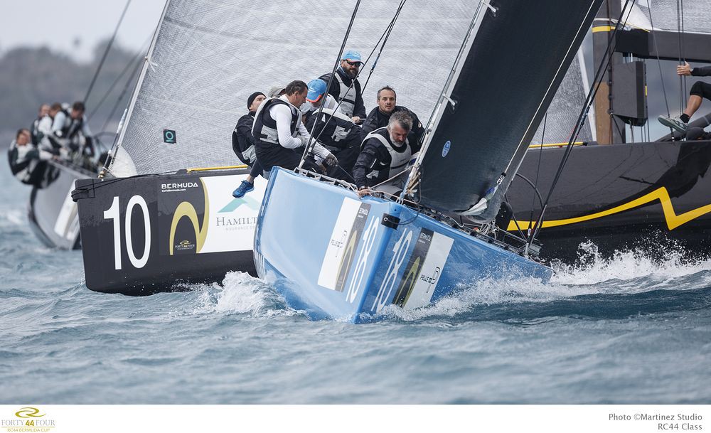 «Броненосец» возглавляет турнирную таблицу RC44 Bermuda Cup