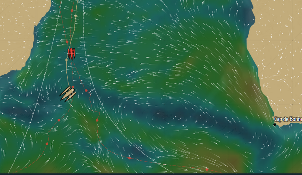 Гишар притормозил…