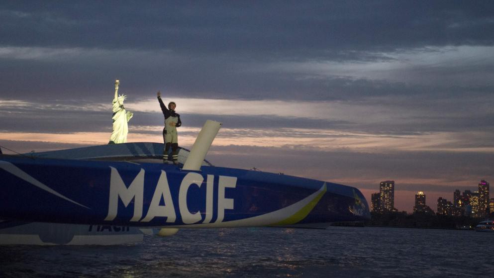 Франсуа Габар готовится к установлению трансатлантического рекорда (см. раздел "Новости")