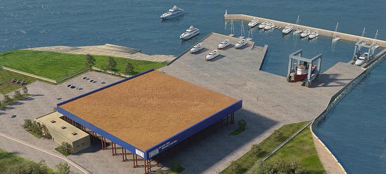 Супер-подъемник для яхт