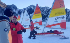 Буера в горах Китая