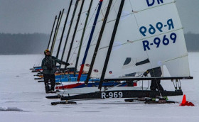 Питерские буера. Покатили!
