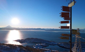 Зима. Камчатка. Паруса?