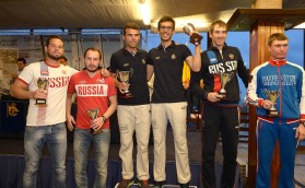 На подиуме!