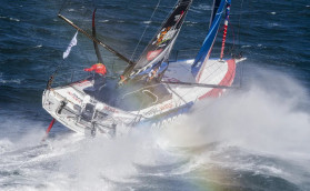 Новый 24-часовой рекорд для однокорпусного судна у Йоанна Ришома!