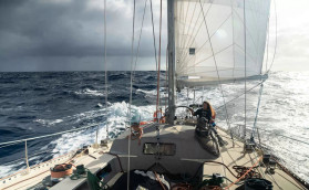 Ocean Globe Race. Pen Duick VI первым достиг мыса Горн
