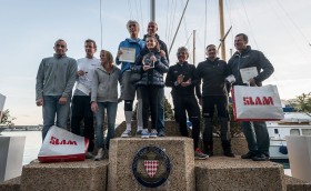 На подиуме!