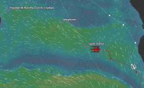 До Лондона осталось 4580 миль