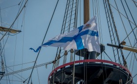 «Полтава» встанет напротив Эрмитажа