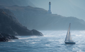 Парус в горах