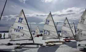 Гонки на льду Байкала