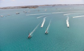 От старта до финиша – не касаясь воды!