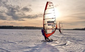 На льду Московского моря