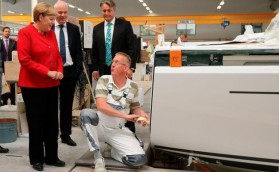 Меркель в гостях у Hanseyachts