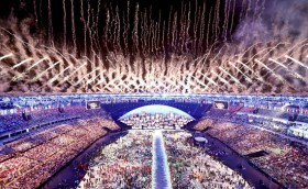 Яхтсмены-знаменосцы