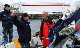 Global Solo Challenge. Луи Робен расплатился с ВМС Аргентины