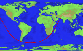 А если по прямой?