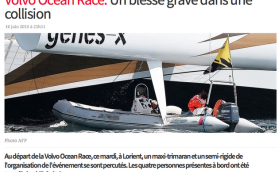 Volvo Ocean Race. Авария перед стартом