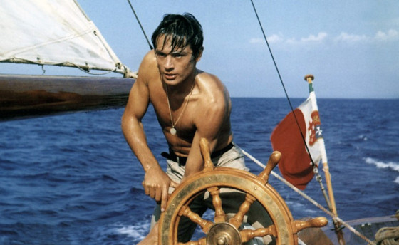 Ален Делон. Под парусами…