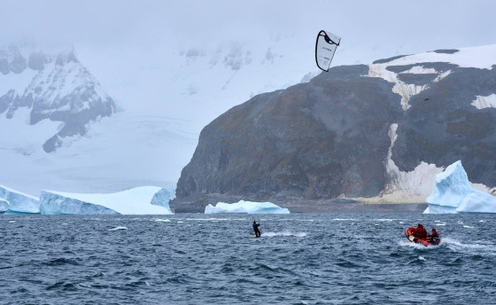 Кайты над Антарктидой