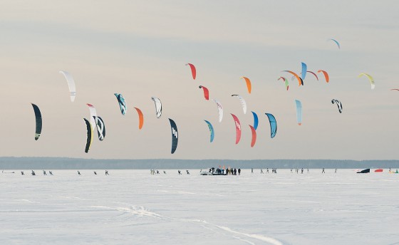 Финал Кубка России по сноукайтингу