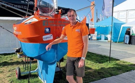 На яхте длиной в 1,4 метра через Атлантику?