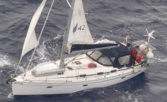 Еще одна яхта брошена в океане