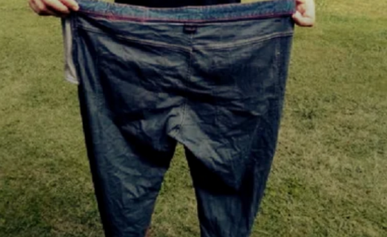 Завяжите штанины узлом - и...