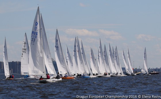 Чемпионат Европы в классе "Дракон". Результаты