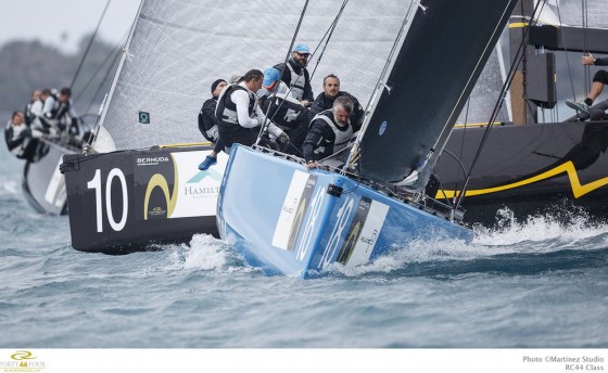 «Броненосец» возглавляет турнирную таблицу RC44 Bermuda Cup