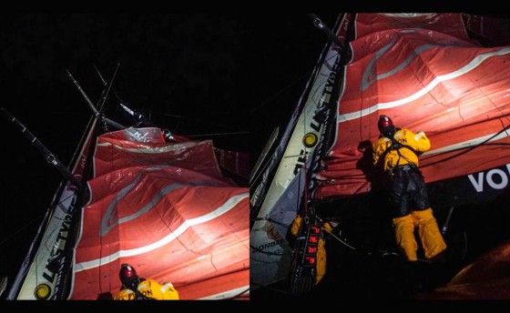 Volvo Ocean Race. Лидер сходит с дистанции