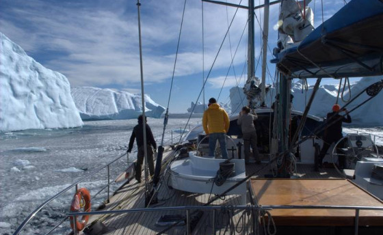 Ледяная земля Гренландия