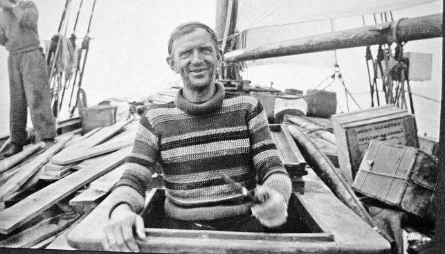 Эрлинг Тэмбз на борту «Сандефьорда». 1935 год