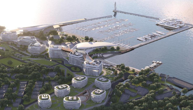 Такой будет марина Геленджика