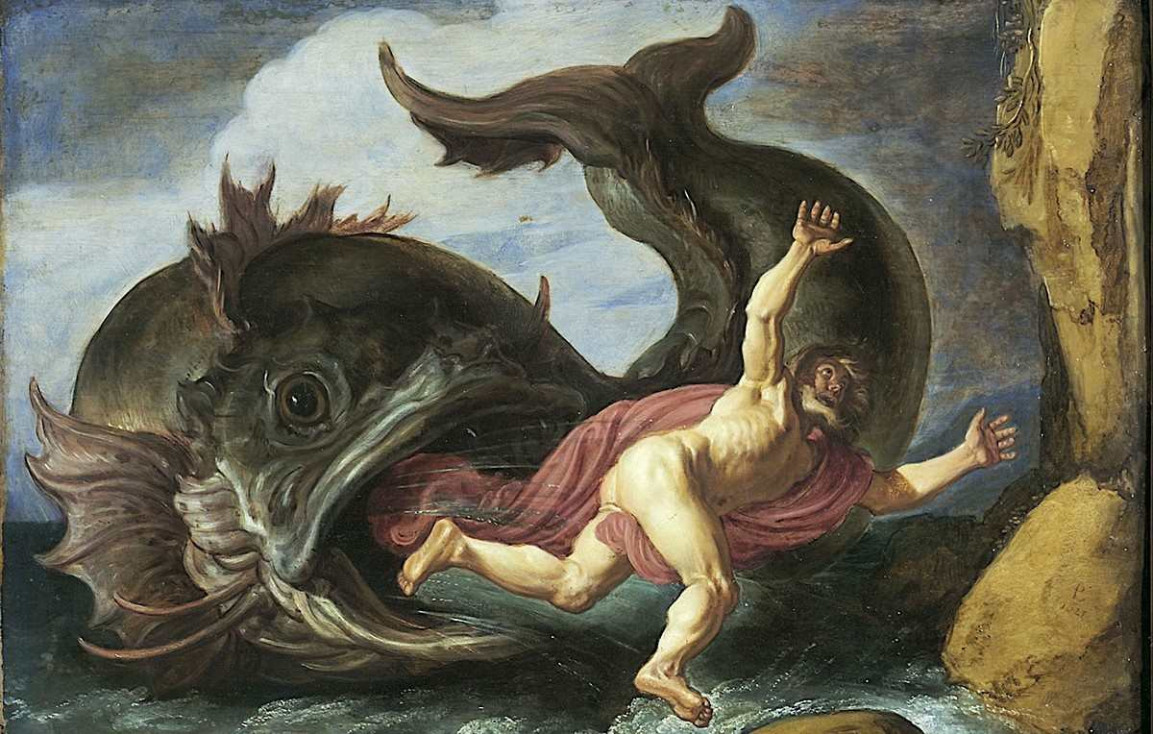 Питер Ластман. Пророк Иона и кит. 1621 г. Дворец Искусств (Дюссельдорф)