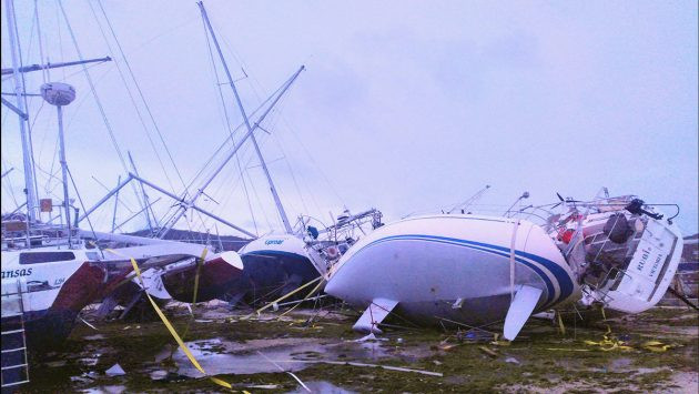 Карриаку после урагана