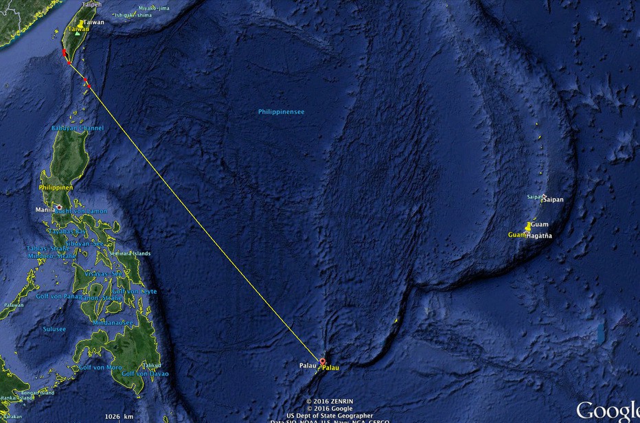 Путешественники находят сейчас намного южнее Гуама