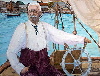 Говард Блэкберн. Портрет работы Питера Винсента. 1993 г.