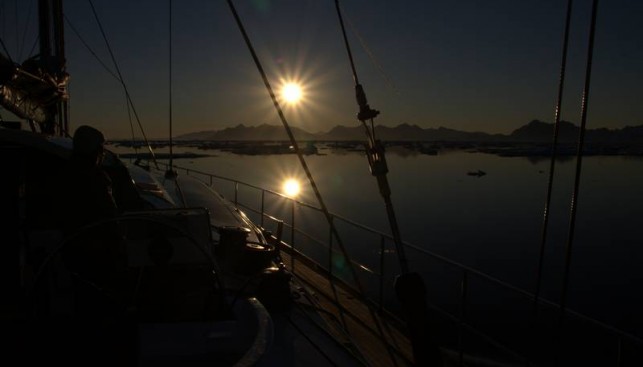 Закат в ледяном краю