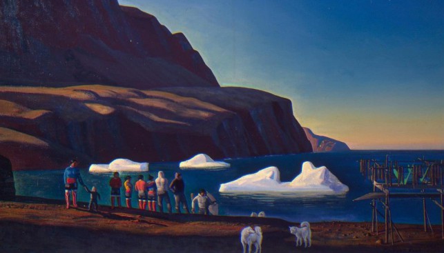 Рокуэлл Кент. Гренландцы. Близ Годховна. 1932 г.