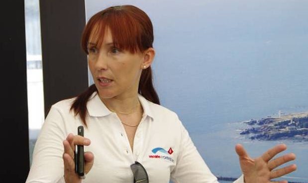 Во время приема регаты Vendee-Saint-Petersburg