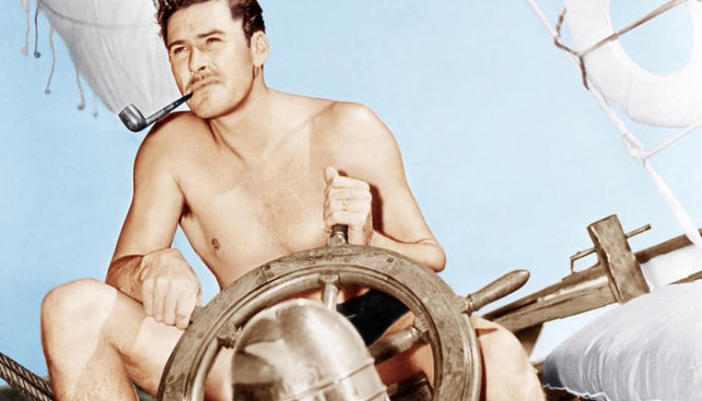 Эррол Флинн на Sirocco