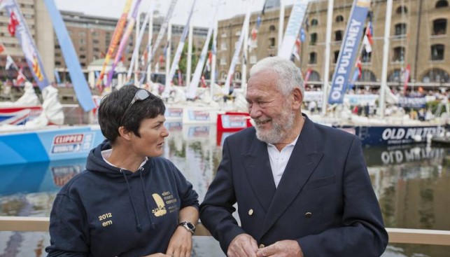 Элен МакАртур и Робин Нокс-Джонстон