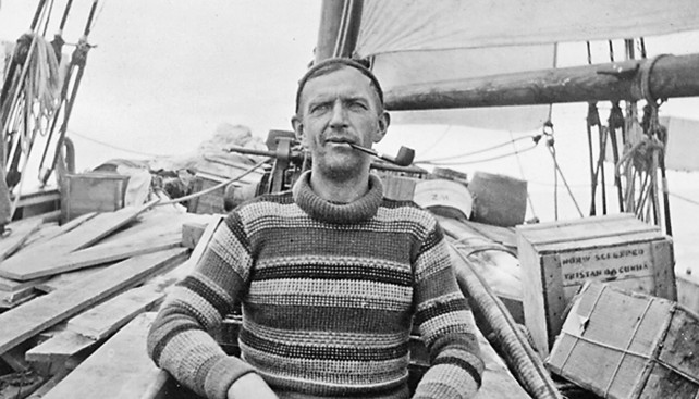 Эрлинг Тэмбз на борту «Сандефьорда». 1935 год