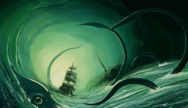 Гигантских осьминогов они тоже обожают...