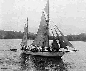 «Снарк» покидает залив Сан-Франциско