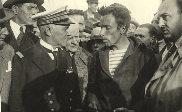 Почетная встреча в порту Гавра