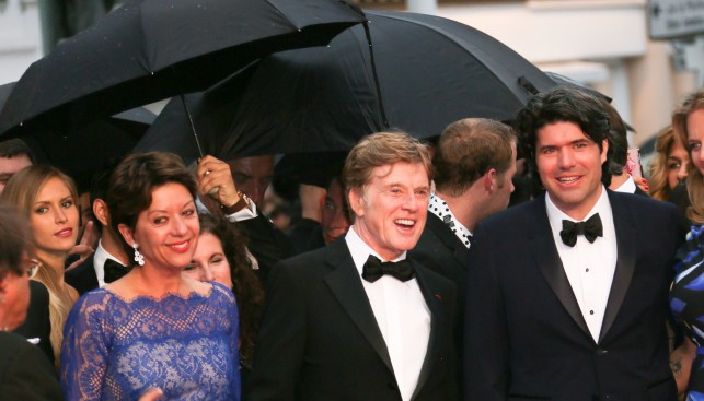 Роберт Редфорд и Джей Си Чендор в Каннах